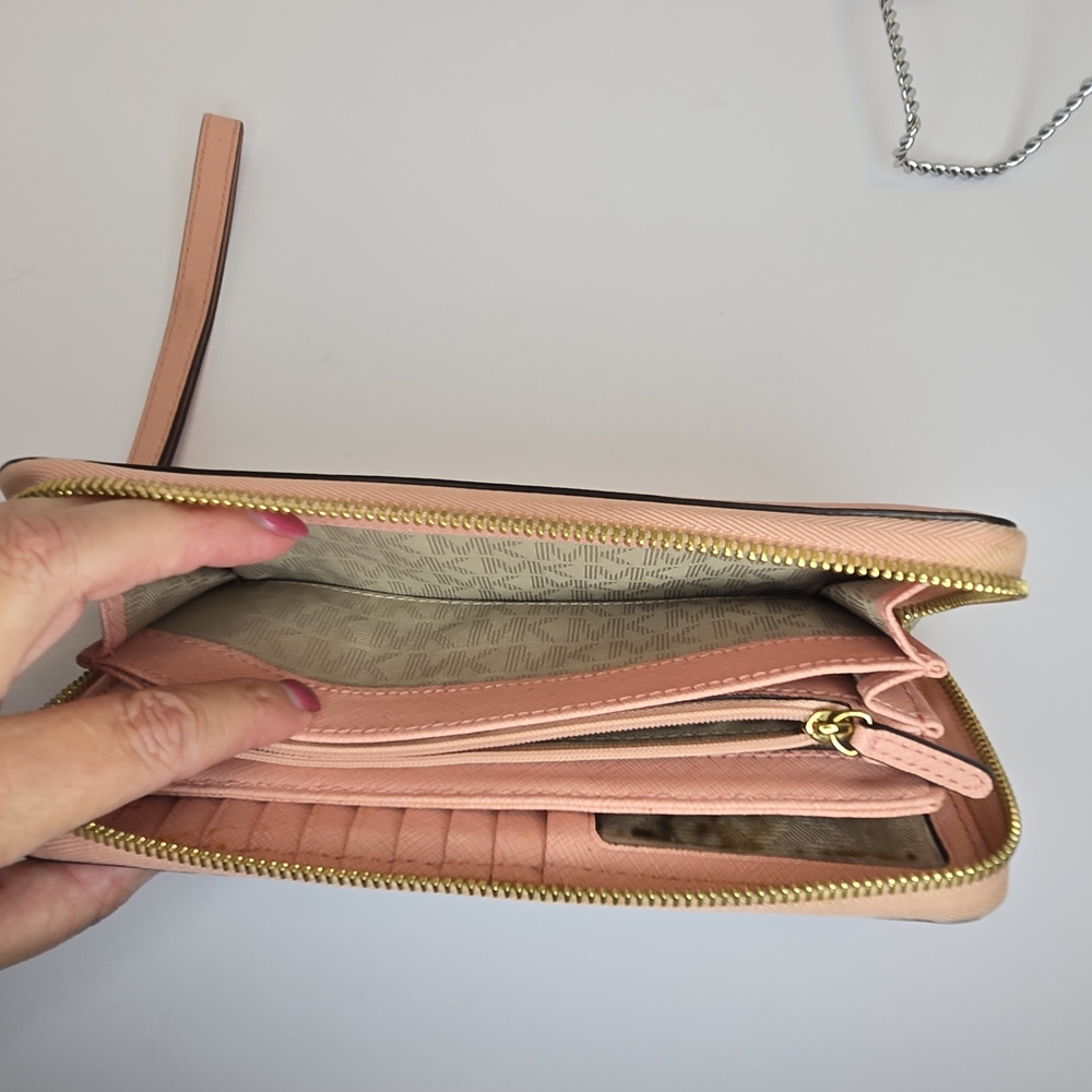 Michael Kors Pink Wristlet Wallet - Picture 7 of 8